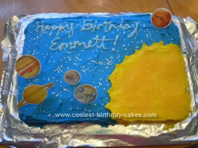 birthday cake designs ideas. Coolest Space Birthday Cake
