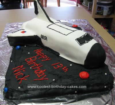 Birthday Cakes Dallas on Coolest Space Shuttle Birthday Cake Design 16