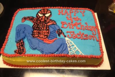 Pirate Birthday Cake on Coolest Spiderman Birthday Cake 127