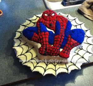 Unique Birthday Cakes on Coolest Spiderman Birthday Cake 128