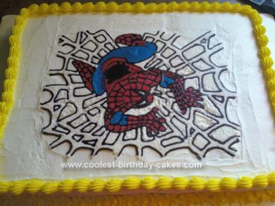Spiderman Birthday Cake on Coolest Spiderman Birthday Cake 131