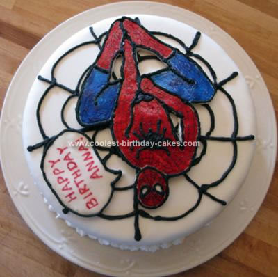 Spiderman Birthday Cakes on Coolest Spiderman Birthday Cake 85