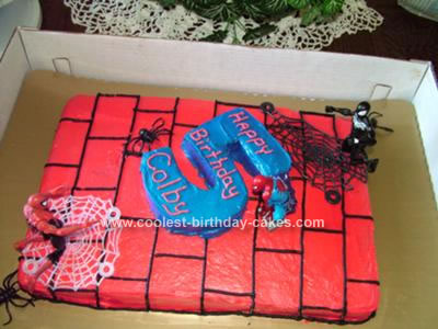 Spiderman Birthday Cake on Coolest Spiderman Birthday Cake 97