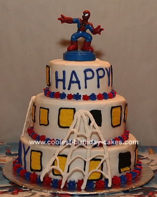 Spiderman Birthday Cake on Coolest Spiderman Cake 52