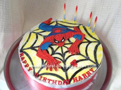 Spiderman Birthday Cake on Spiderman Taart      Cake Companycake Company Online Taarten Cupcakes