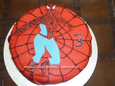 Spiderman Birthday Cake on Coolest Spiderman Cake 95