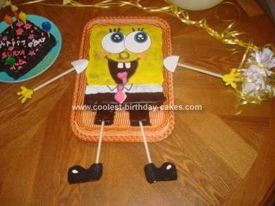 Spongebob Birthday Cake on Coolest Sponge Bob Cake 140