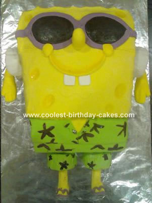 Spongebob Birthday Cakes on Coolest Sponge Bob Cake 98