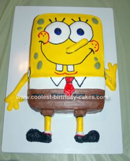 Spongebob Birthday Cakes on Coolest Spongebob Birthday Cake 175