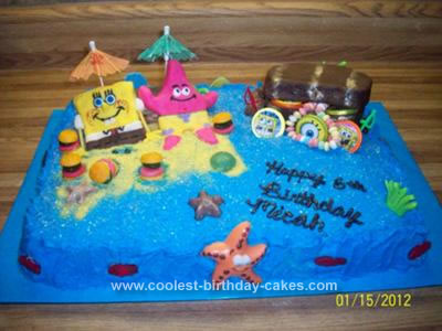 Fish Birthday Cake on Coolest Spongebob Birthday Cake 18