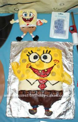 Spongebob Birthday Cakes on Coolest Spongebob Birthday Cake 220