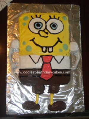 Mickey Mouse Birthday Cake on Coolest Spongebob Squarepants Birthday Cake 158