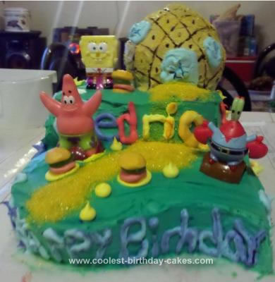 Spongebob Birthday Cake on Coolest Spongebob Themed Cake 35