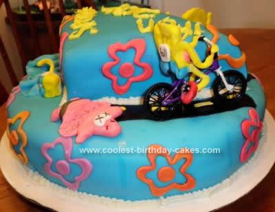 Birthday Cakes Houston on Coolest Spongebob Triathlon Cake 27