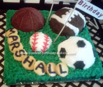 Sports Birthday Cakes on Coolest Sports Ball Birthday Cake 10 21342591 Jpg