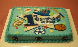 Pirate Themed Birthday Party on Coolest Sports Theme Cake 8