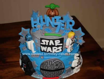 Homemade Birthday Cakes on Homemade Star Wars Birthday Cake