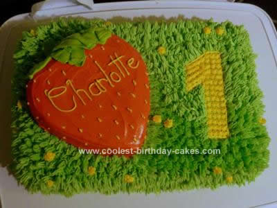 Strawberry Birthday Cake on Coolest Strawberry Meadow Grass Birthday Cake 33