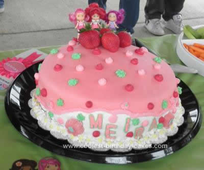 Strawberry Shortcake Birthday Cakes on Coolest Strawberry Shortcake 4th Birthday Cake 58