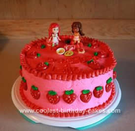 Strawberry Birthday Cake on Coolest Strawberry Shortcake Birthday Cake 56