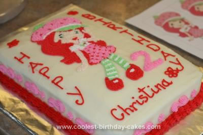 Strawberry Birthday Cake on Coolest Strawberry Shortcake Cake 66 21634850 Jpg