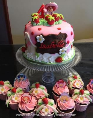 Strawberry Shortcake Birthday Cake on Coolest Strawberry Shortcake Cake   Cupcakes 67