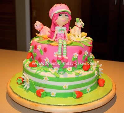Strawberry Birthday Cake on Coolest Strawberry Shortcake Cake Design 52
