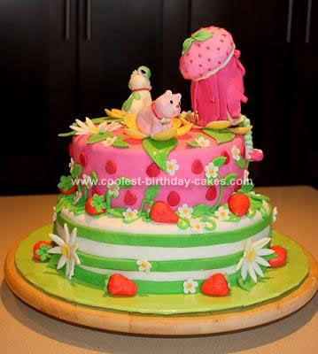 Strawberry Shortcake Birthday Cake on Coolest Strawberry Shortcake Cake Design 52