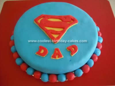 Homemade Birthday Cake on Coolest Super Dad Cake 13