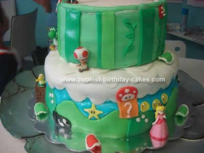 Super Mario Birthday Cake on Coolest Super Mario Birthday Cake 101