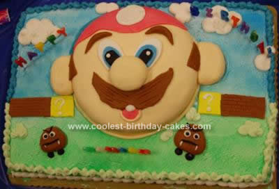 Super Mario Birthday Cake on Coolest Super Mario Birthday Cake 59