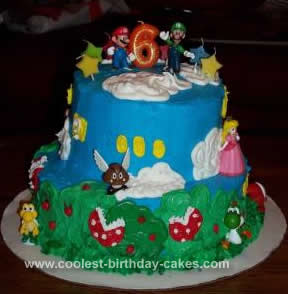 Super Mario Birthday Cake on Coolest Super Mario Bros  Birthday Cake 102