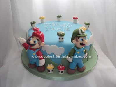 Mario Birthday Cakes on Coolest Super Mario Bros  Birthday Cake 65