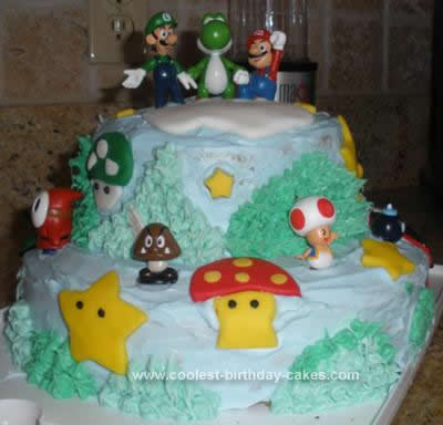 Super Mario Birthday Cake on Coolest Super Mario Bros  Birthday Cake 81