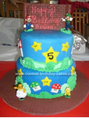 Super Mario Birthday Cake on Coolest Super Mario Brothers Birthday Cake 57