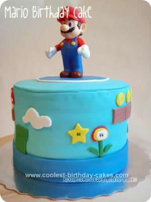 Super Mario Birthday Cake on Coolest Super Mario Brothers Birthday Cake Design 88