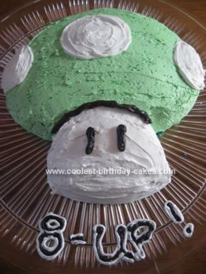 Mario Birthday Cake on Coolest Super Mario Brothers One Up Mushroom Cake 36