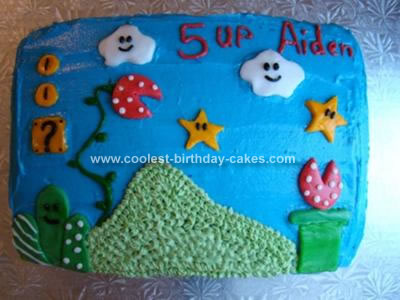 Birthday Cake Popcorn on Coolest Super Mario Cake 50