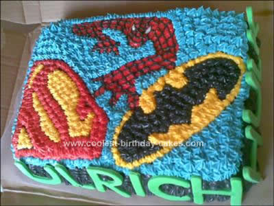 Superhero Birthday Cakes on Coolest Superheroes Birthday Cake 6