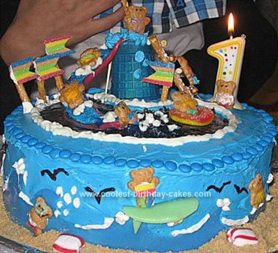 Castle Birthday Cake on Coolest Swimming Pool Birthday Cake 31