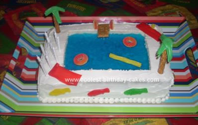 Birthday Cake on Coolest Swimming Pool Birthday Cake 32