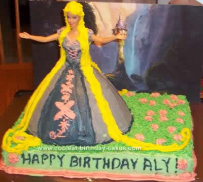 Flower Birthday Cake on Coolest Tangled  Rapunzel  Birthday Cake 15