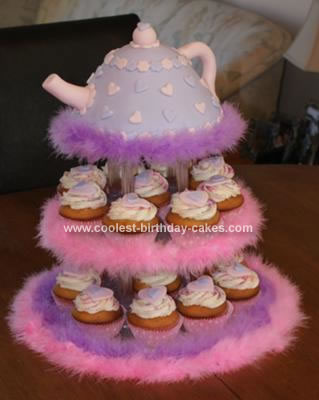 Girly Birthday Cakes on Coolest Teapot Cake And Cupcakes 59