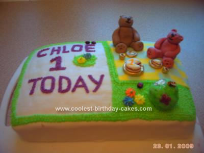 21st Birthday Cake on Coolest Teddy Bears Picnic Cake 9