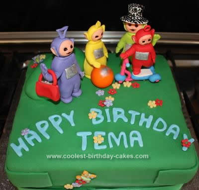 Twin Birthday Party Ideas on Coolest Teletubbies Birthday Cake 4