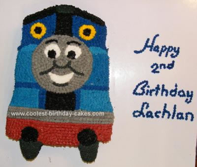 Thomas  Train Birthday Cakes on On My Cakes As Much As Possible I Made The Thomas The Tank Engine