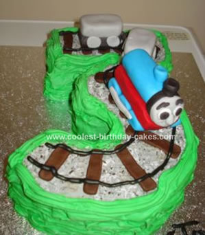 Thomas  Train Birthday Party Ideas on Thomas Train Birthday Cake 3 10 From 32 Votes Thomas Train Birthday