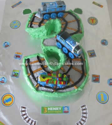 Train Birthday Cake on Coolest Thomas The Train Birthday Cake 161