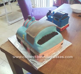 Thomas  Train Birthday Cake on Pin Homemade Thomas The Train Cake Cake On Pinterest