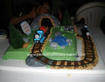 Train Birthday Cake on Coolest Thomas The Train Cake Design 167